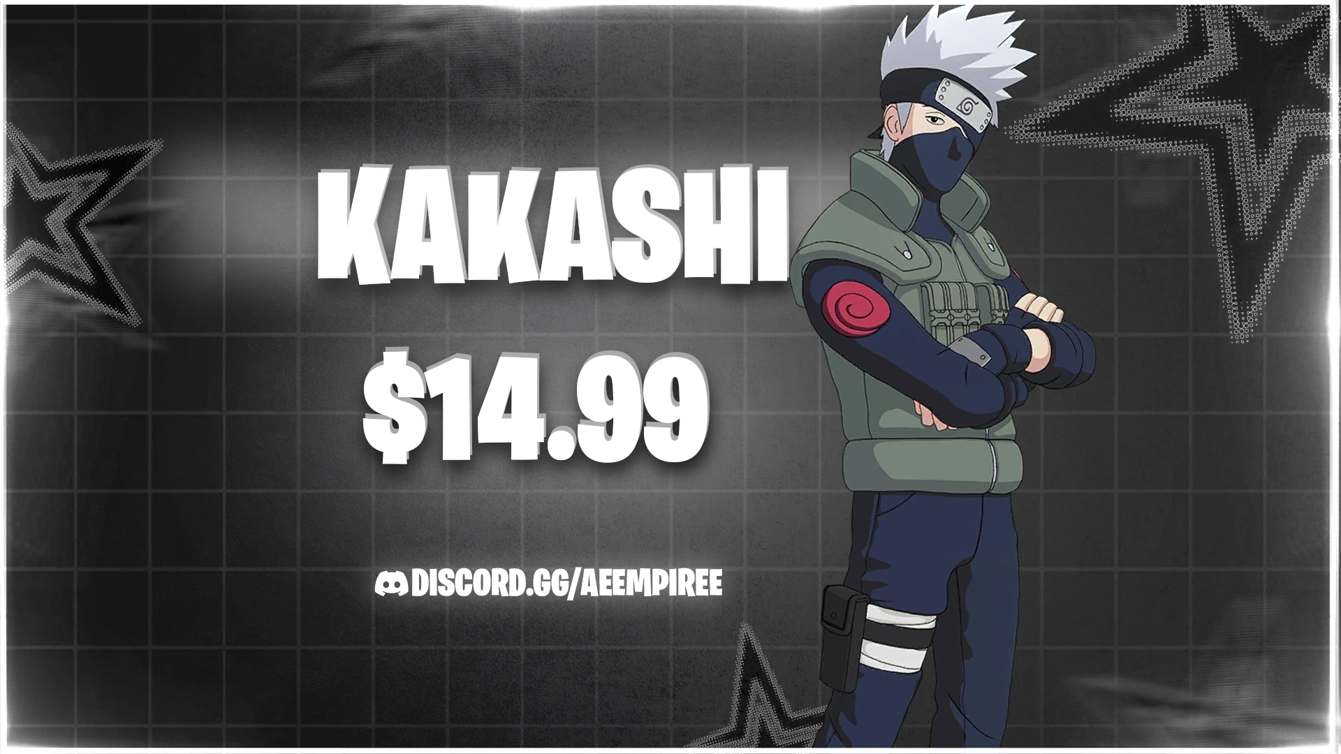 KAKASHI FA FORTNITE ACCOUNT