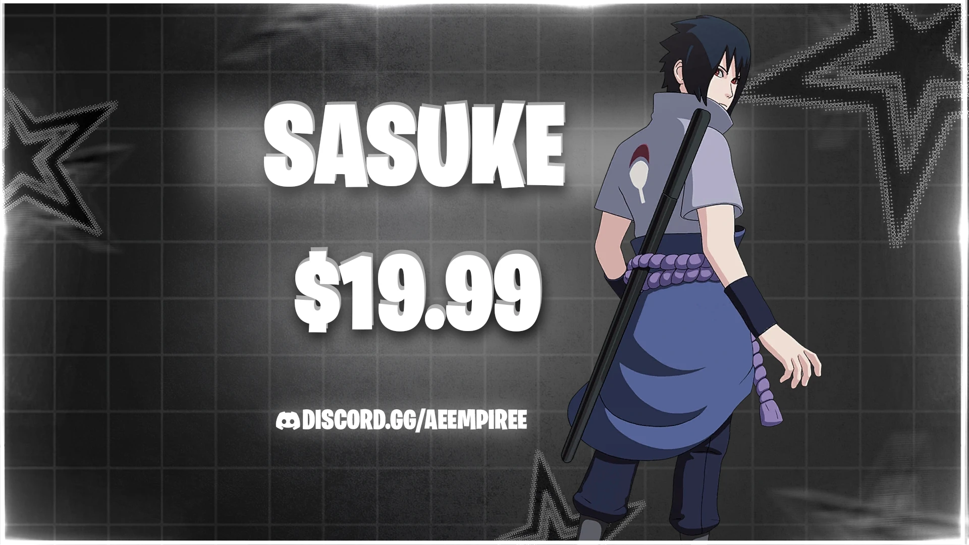 SASUKE FA FORTNITE ACCOUNT