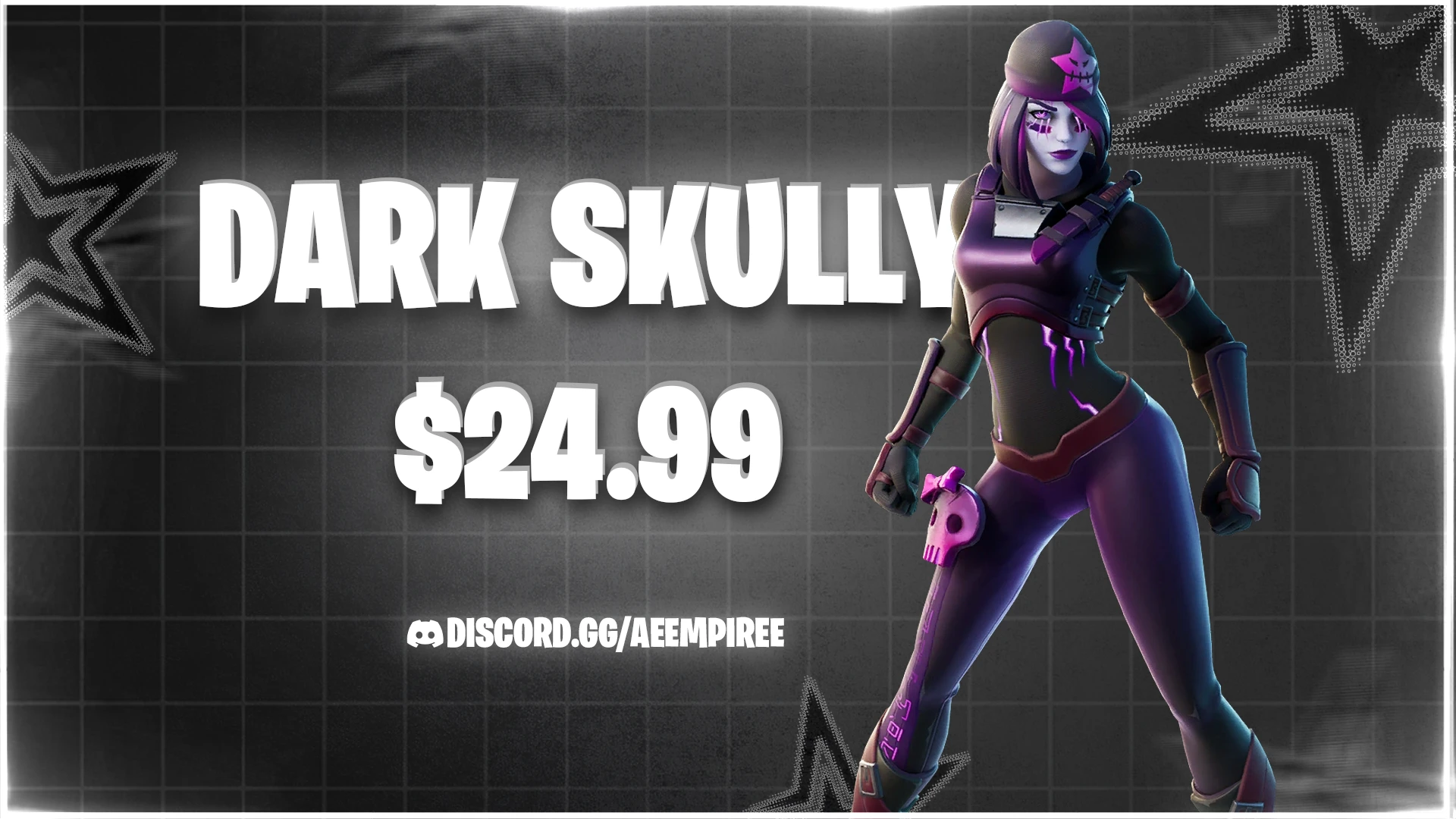 DARK SKULLY FA FORTNITE ACCOUNT