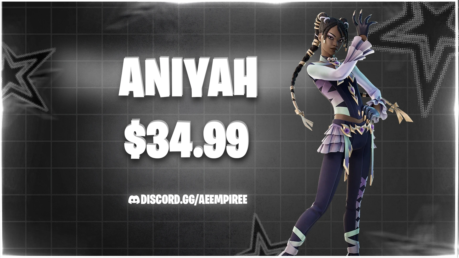 ANIYAH FA FORTNITE ACCOUNT