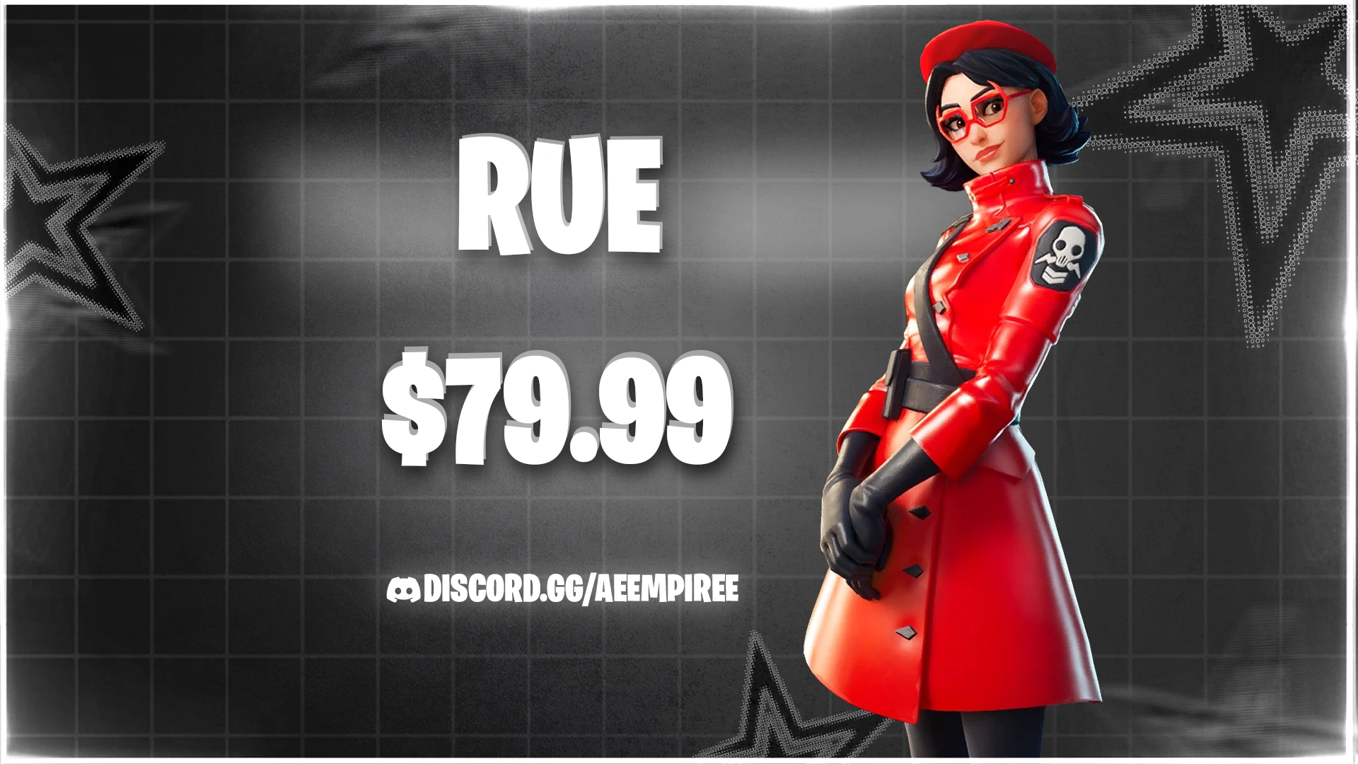 RUE FA FORTNITE ACCOUNT