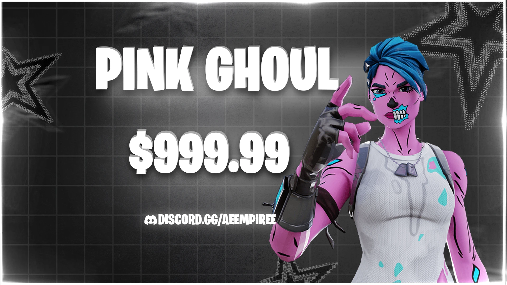 PINK GHOUL FA FORTNITE ACCOUNT