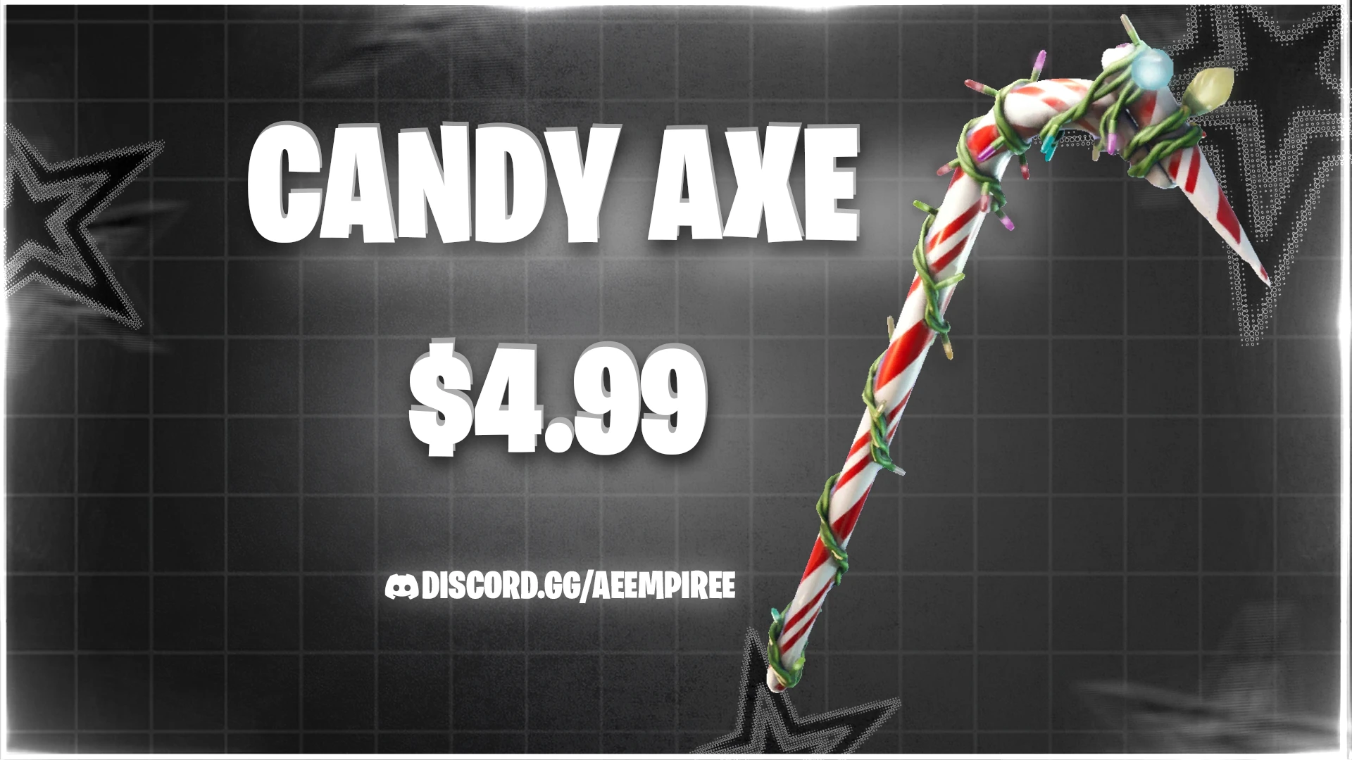 CANDY PICAXE FA FORTNITE ACCOUNT
