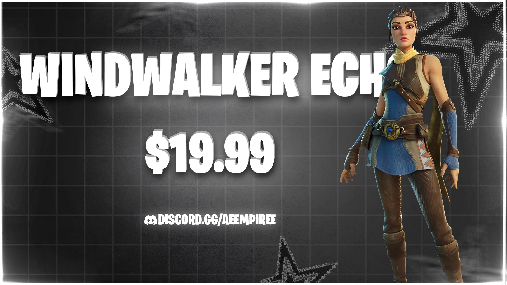 WINDWALKER ECHO FA FORTNITE ACCOUNT