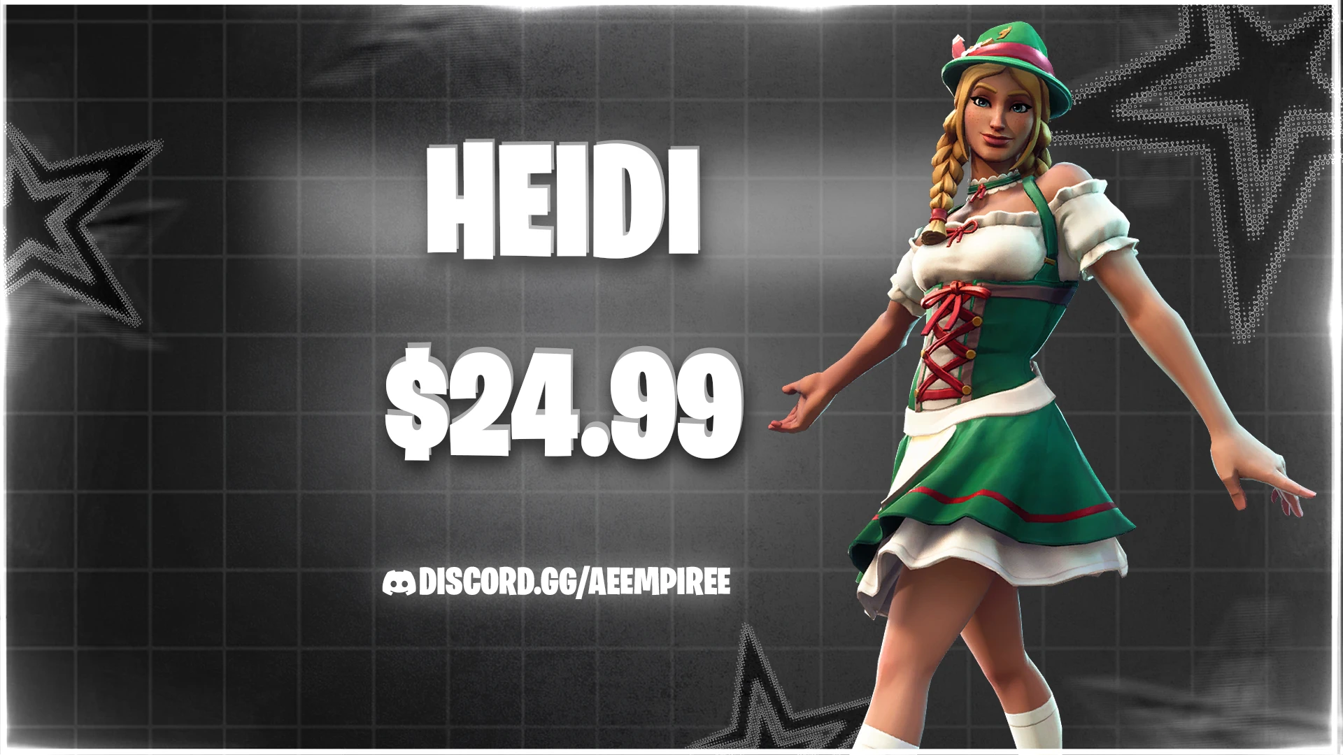 HEIDI FA FORTNITE ACCOUNT