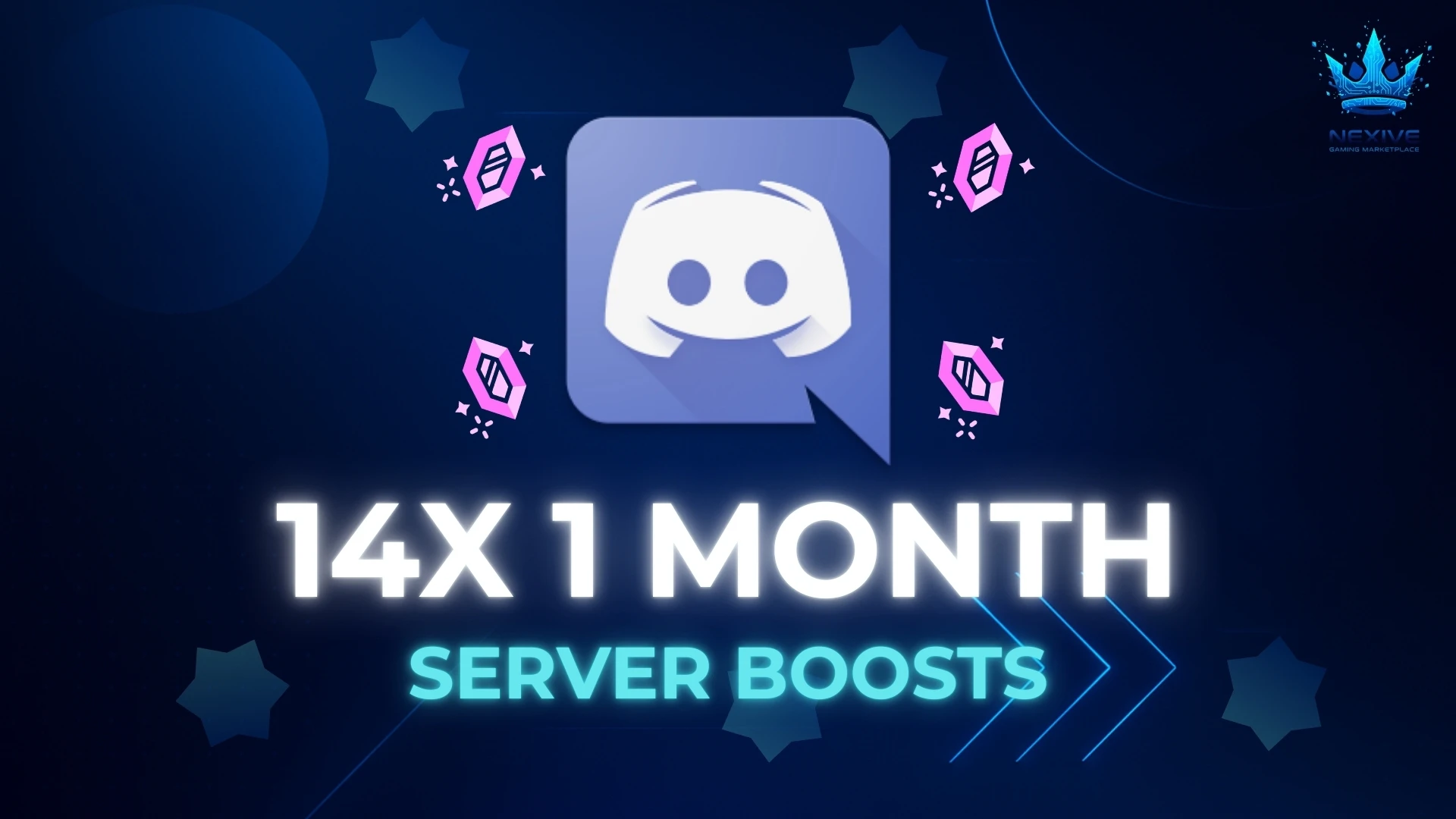 14x 1 Month Server Boosts