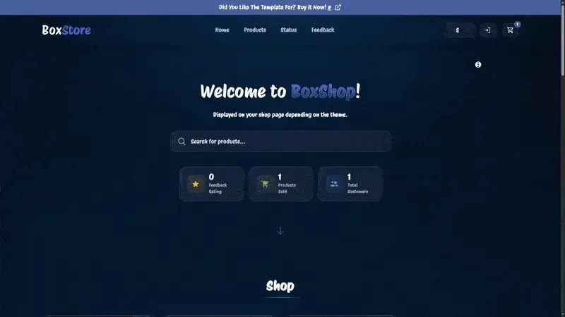 BoxShop | Theme