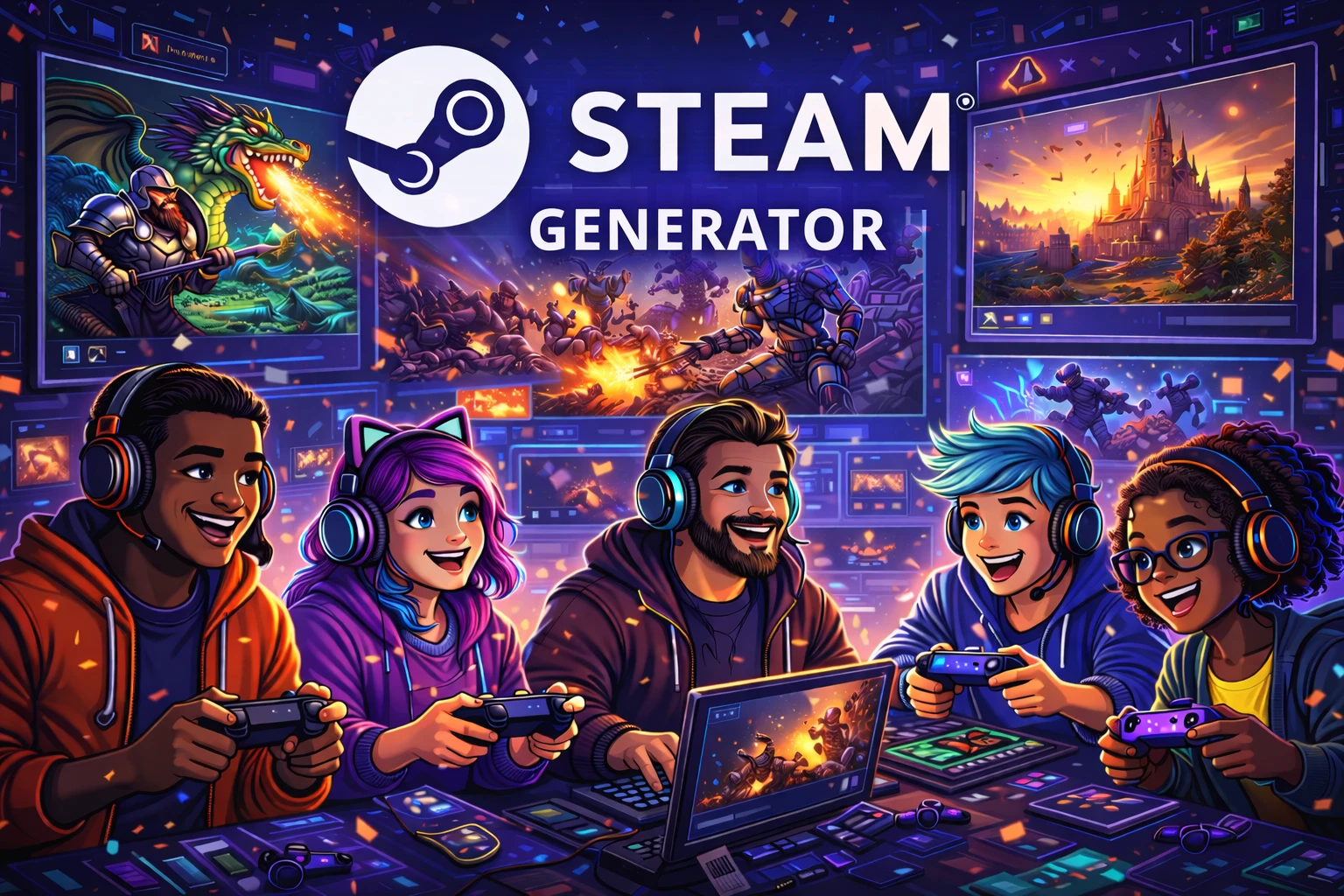 [STEAM] Free Game Generator LIFETIME