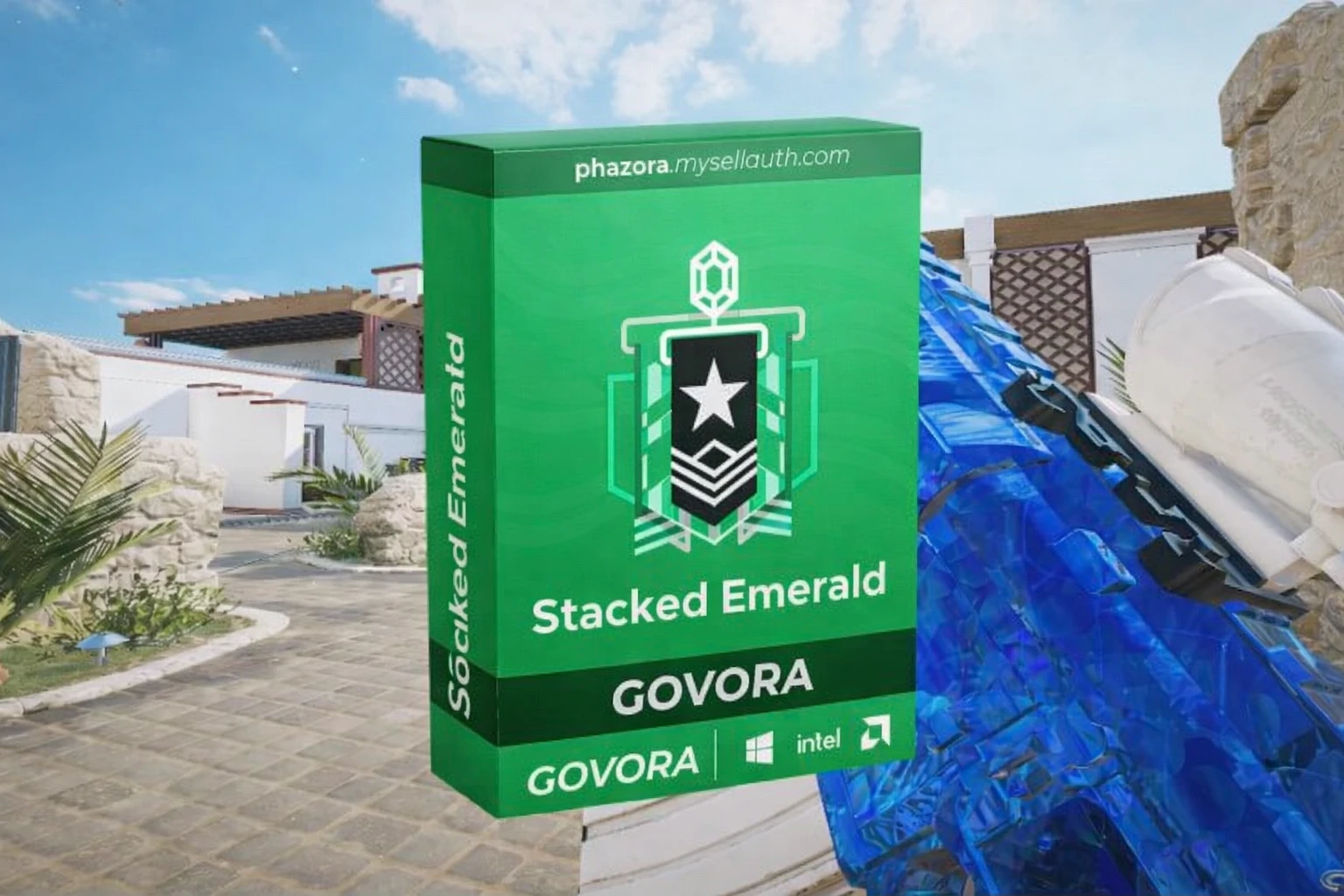 Stacked Emeralds
