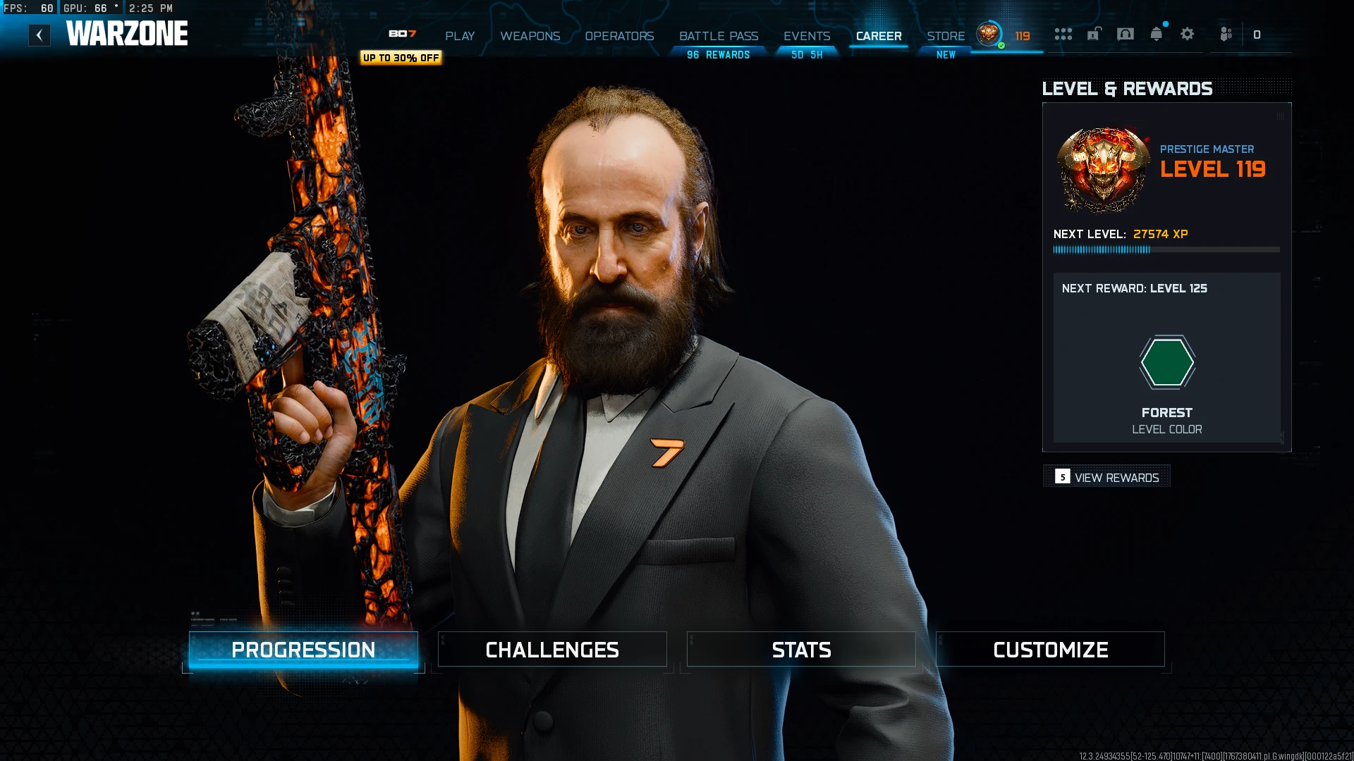 Prestige Master Level 120 - Singularity-infestation