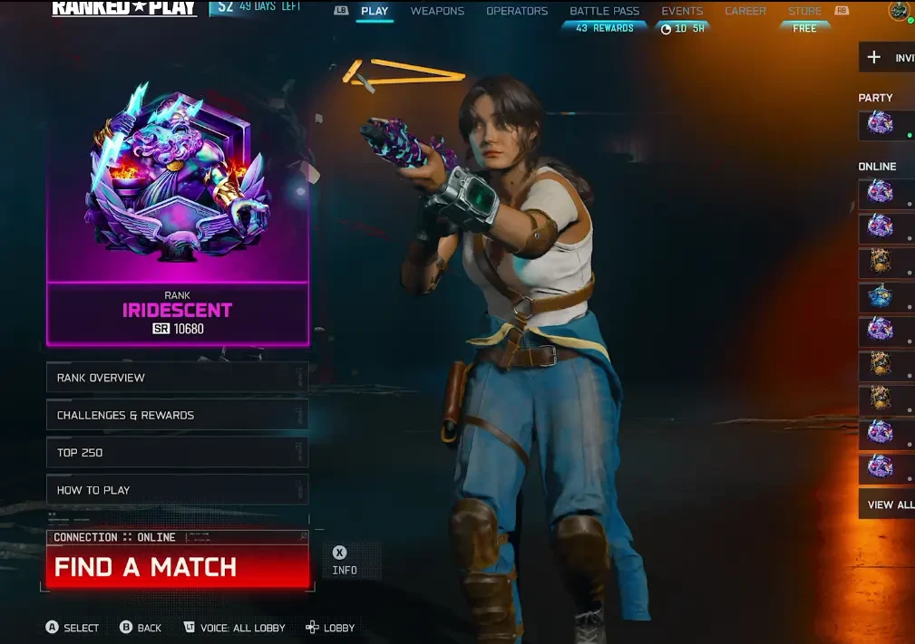 IRIDESCENT SN 2 - prestige 4 level 30 - vault edition