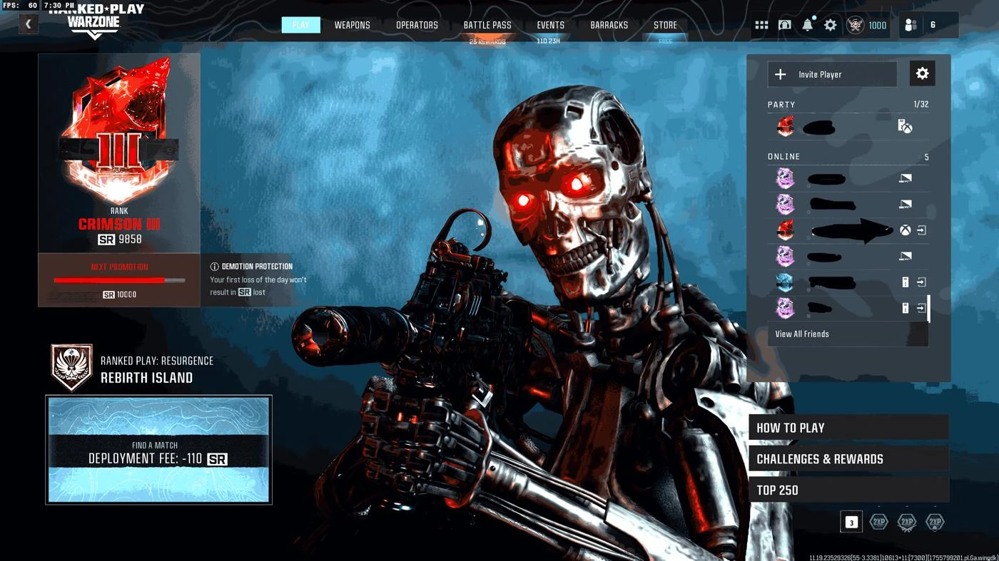 LEVEL 1000 | TERMINATOR | 5X IRI