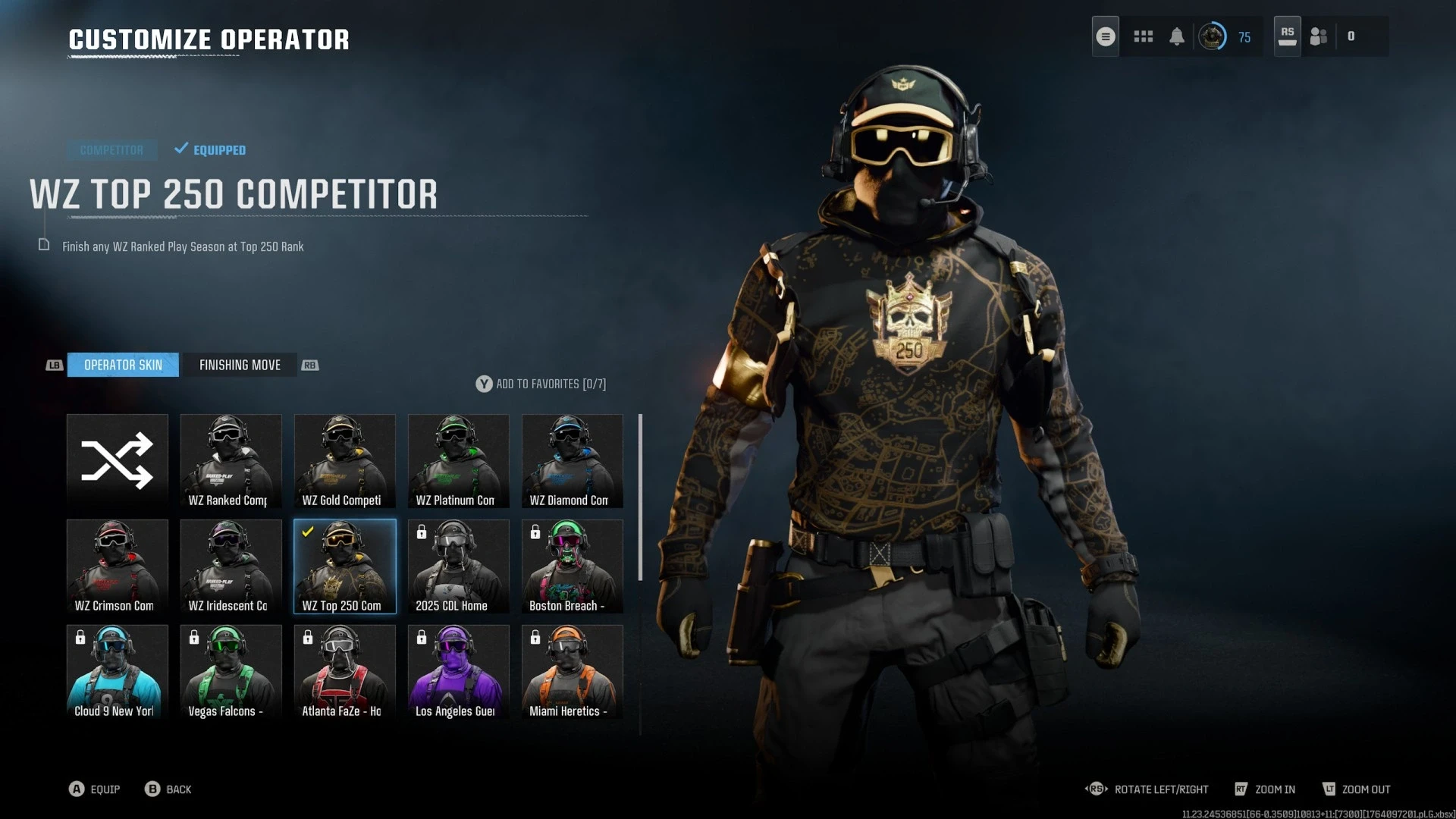 TOP 250 | B07 prestige 7 | Singularity | Genesis | Prestige master bo6