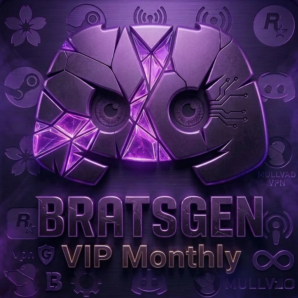 BratsGen VIP Month (1 Mois)