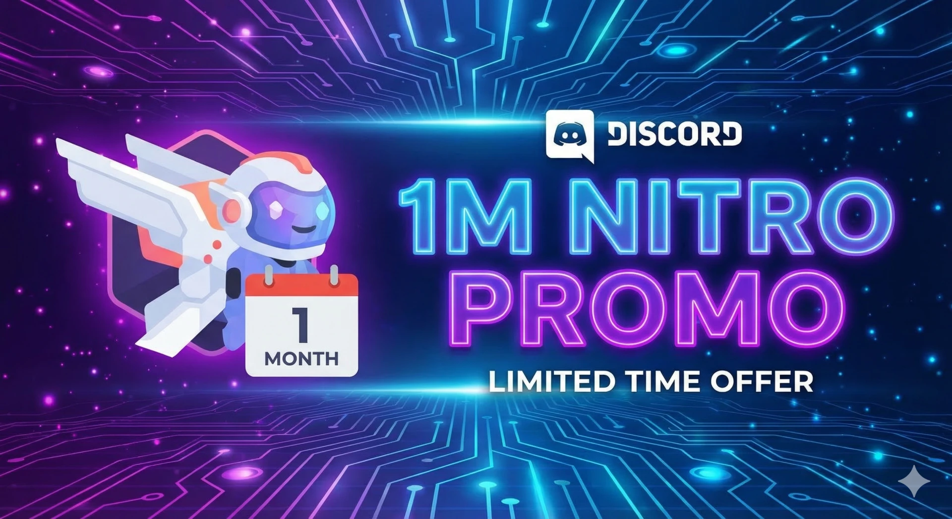 Nitro promo's 1M
