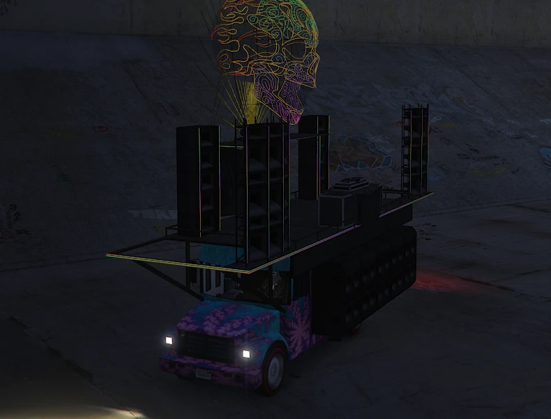 nightclub-setup-car