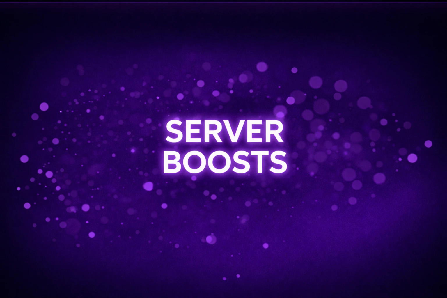 Server Boosts