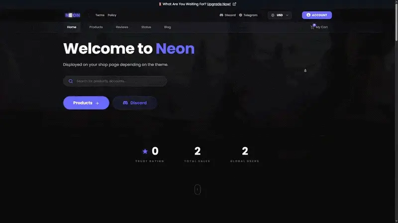Neon | Theme