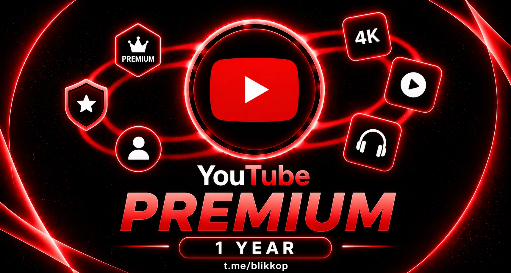 YouTube Premium – 1 Year