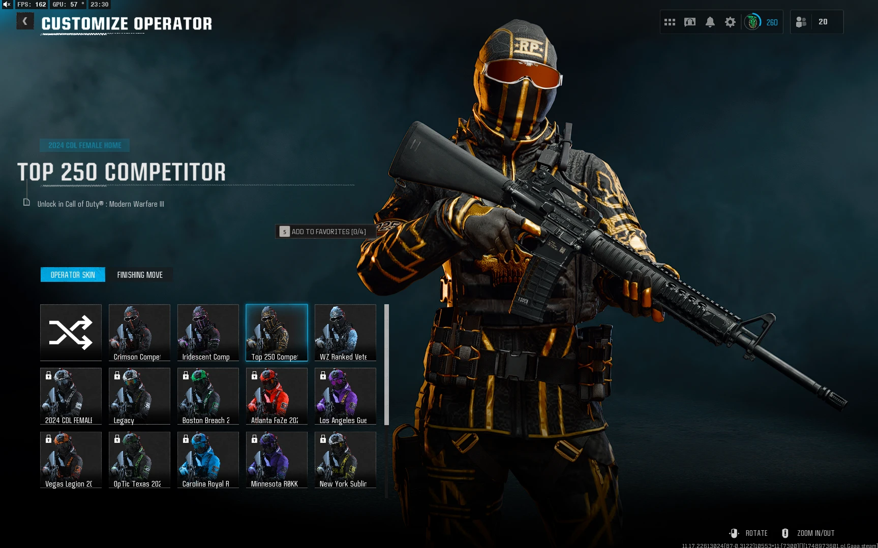 STREAMER ACC | 2X TOP 250| BP