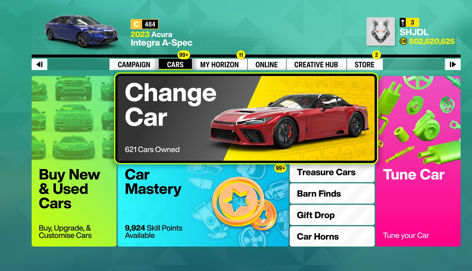 FH6 Account Package 1