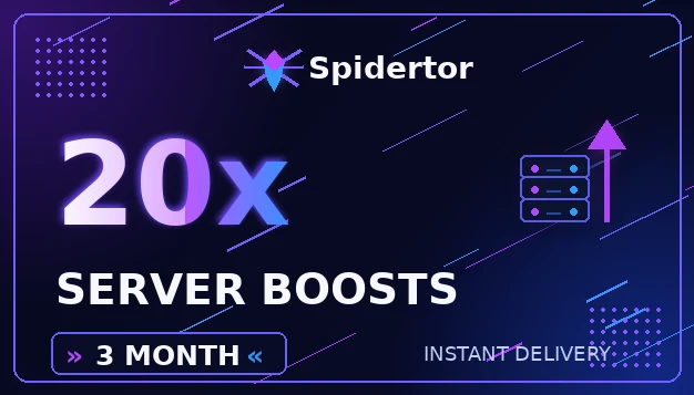 Server Boosts Selling Products - Spidertor | Discord Tokens, Promo Links & Server Boosts