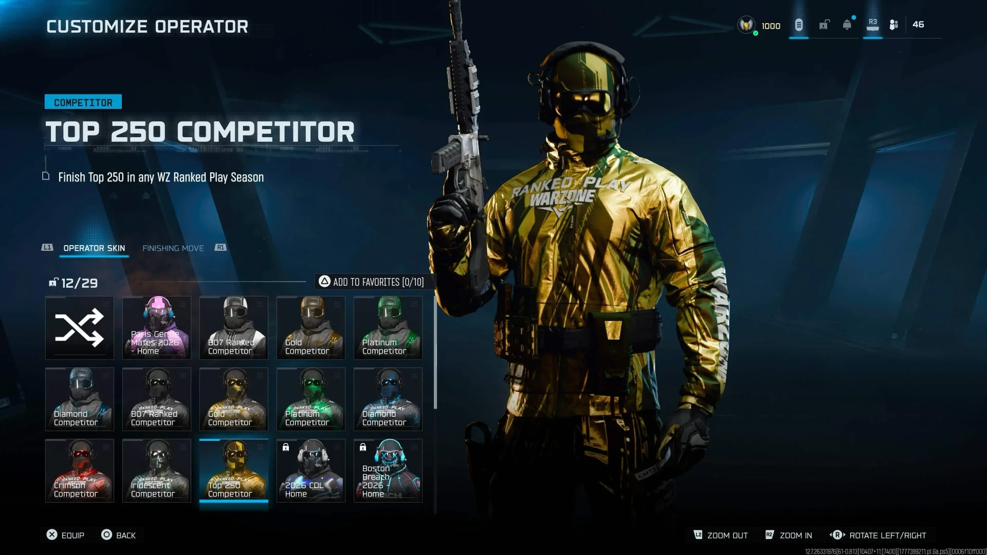LEVEL 1000 | 2X WSOW | 3X TOP 250 | NEXUS HORIZON