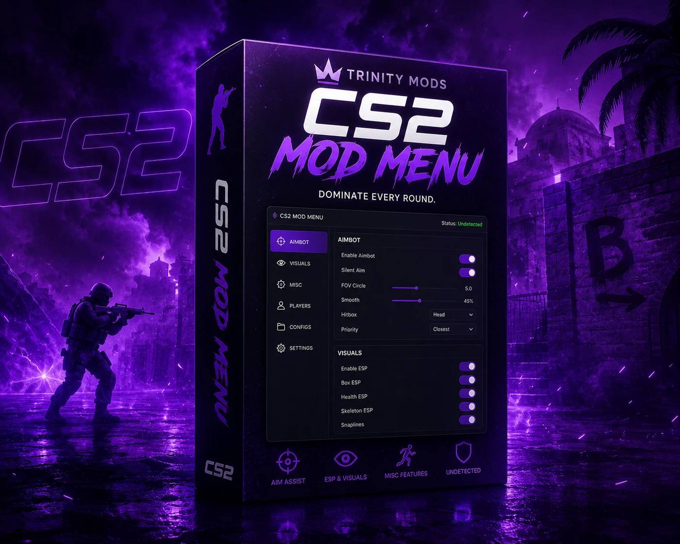 CS2 Silent Crosshair V2 (Month Keys)