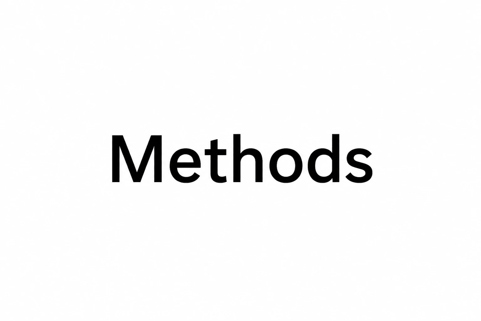 Methods