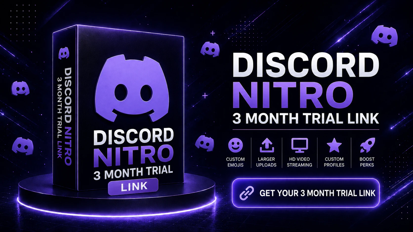 Discord Nitro 3 Month Trial Link
